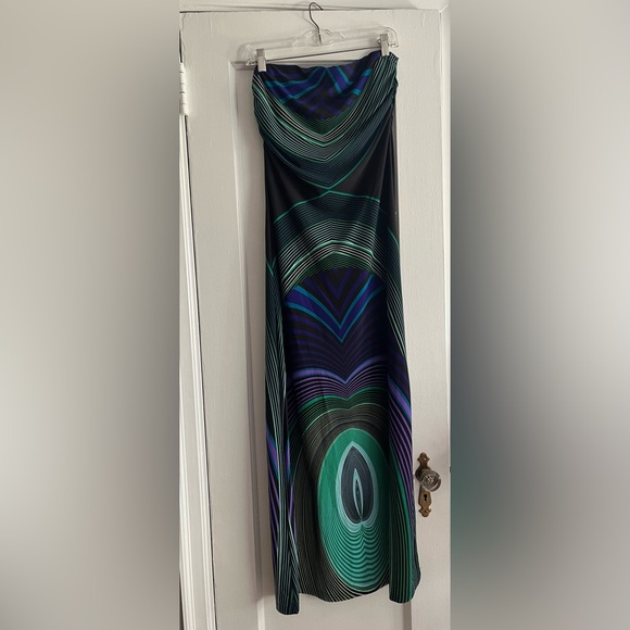 Pretty summer strapless stretchy long dress - Picture 1 of 1